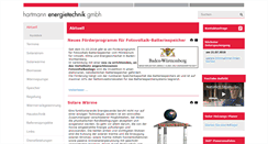 Desktop Screenshot of hartmann-energietechnik.de